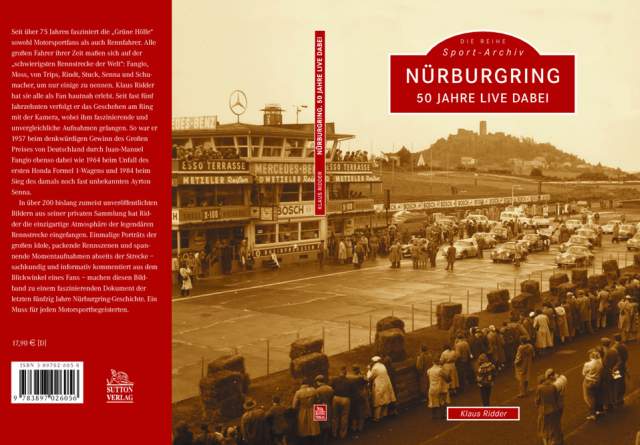 Cover zum neuen Buch  Nrburgring 50 Jahre live dabei